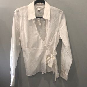 White dress blouse